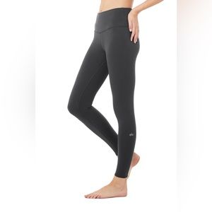 Alo Yoga - 7/8 High-Waist Airbrush Legging - Anthracite - Size Small